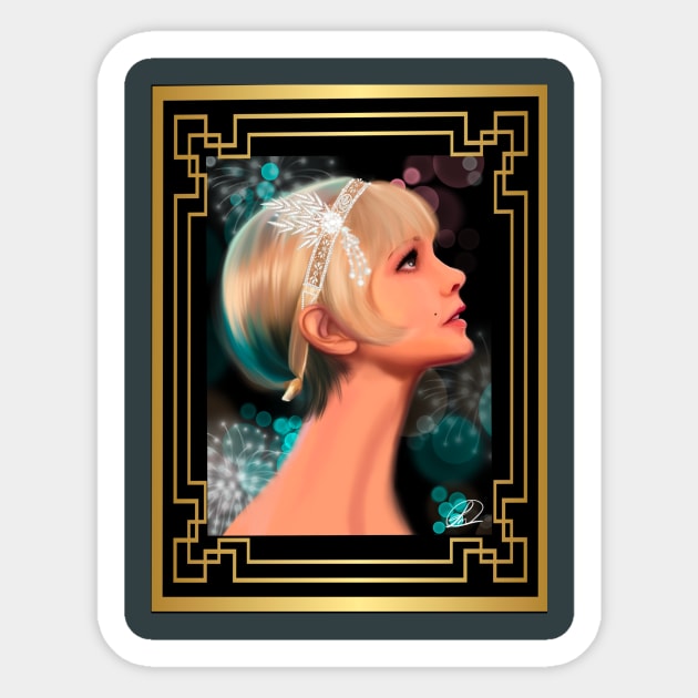 Roaring 20’s Sticker by Art_byKay